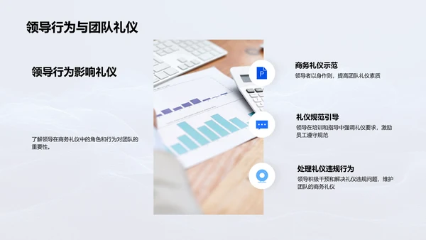 商务礼仪助业绩PPT模板