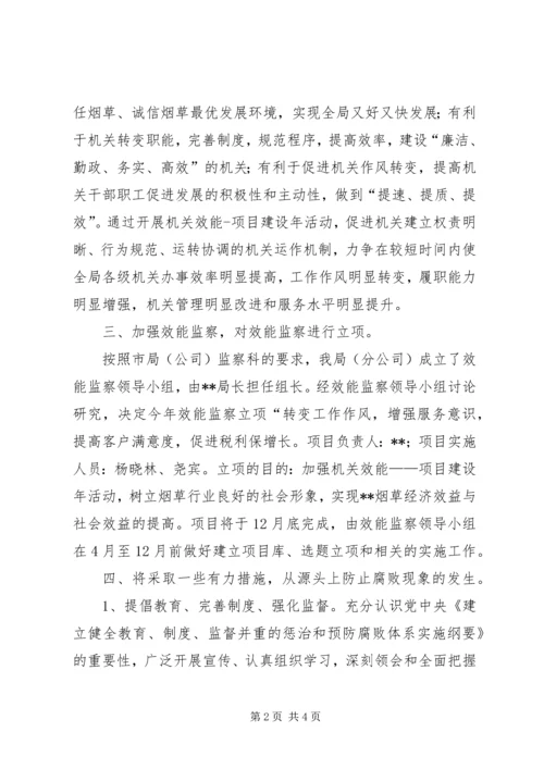 县烟草专卖局（分公司）学习贯彻全市系统纪检监察工作会议精神的情况汇报.docx