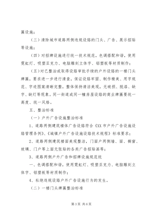 门头牌匾实施方案.docx