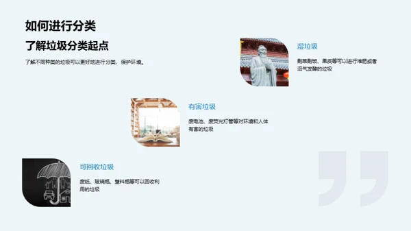 垃圾分类与环保实践