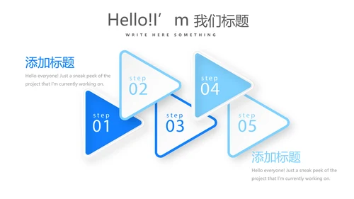 蓝色简约主治医师述职报告动态PPT封含PS