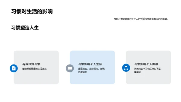 习惯 养成与成功密钥