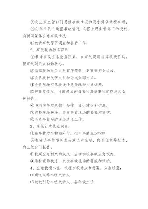 最新小学突发事件应急处置预案.docx