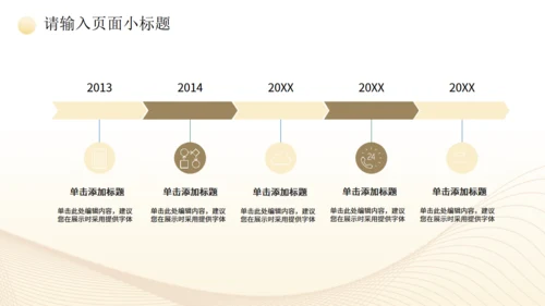 金色质感年终汇报工作总结通用PPT模板