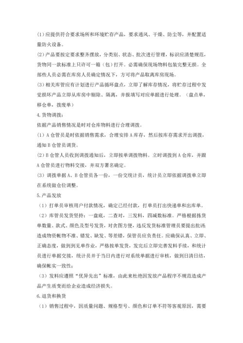 仓库管理核心制度.docx