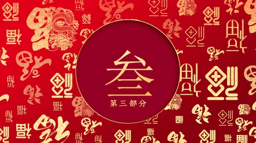 微立体中国风迎新春年会盛典通用PPT模板