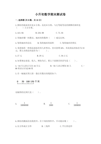 小升初数学期末测试卷（综合题）.docx