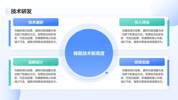 蓝色商务风月度工作计划安排PPT模板