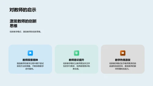 教学模式创新报告PPT模板