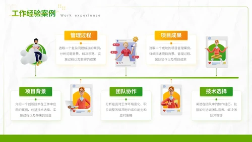 绿色小清新自我介绍PPT模板
