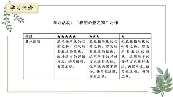 部编版语文五上第一单元 大单元教学设计--与自然对话，记录镜头下的心爱之物 说课课件