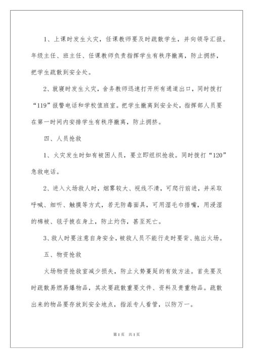 2022火灾应急预案范文.docx