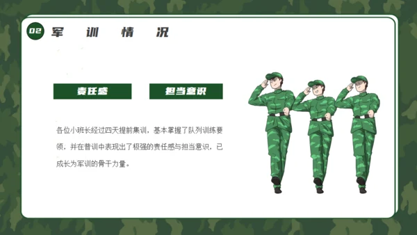 军训生活总结通用PPT模板