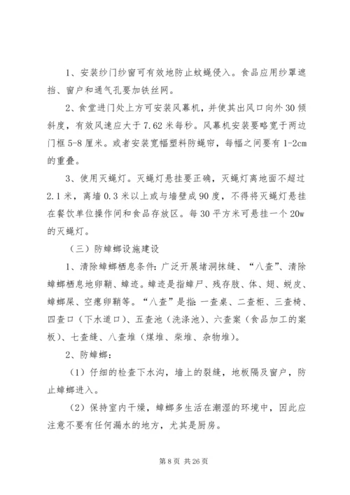 防鼠防蝇专项方案.docx