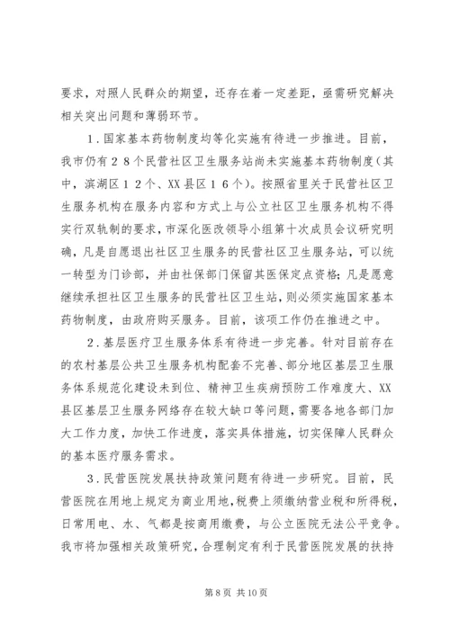 县深化医药卫生体制改革工作情况汇报 (4).docx