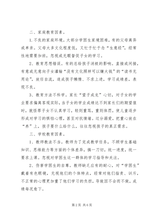 农村小学数学学困生的成因与对策研究.docx