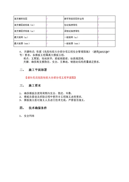 2021年门楼高支模专题方案原版