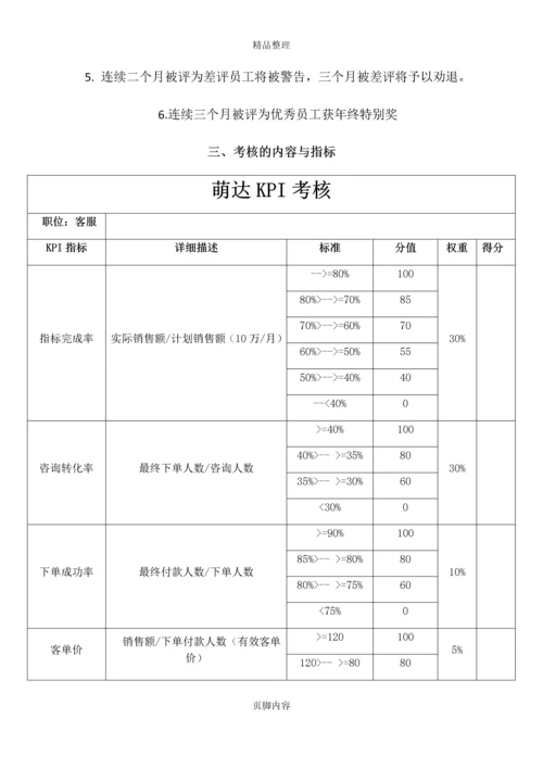 电商员工绩效考核方案.docx