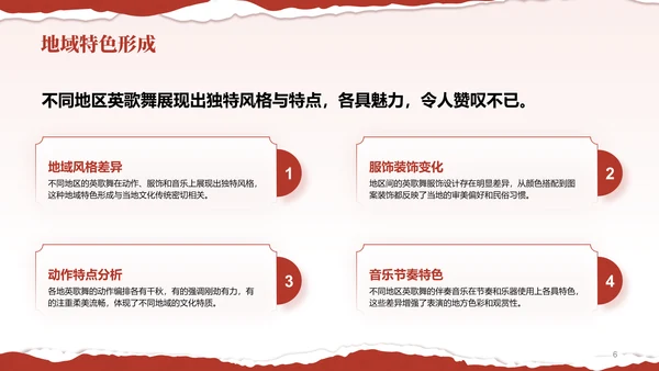 红色国风舞动非遗：英歌舞中的文化传承PPT模板