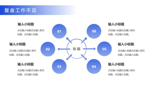 商务蓝竞聘述职报告总结通用PPT模板