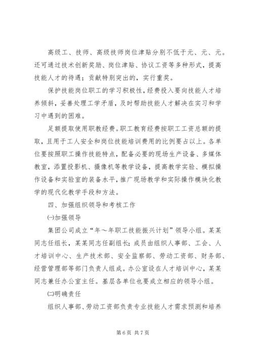 某矿务集团公司——年职工技能振兴计划 (2).docx