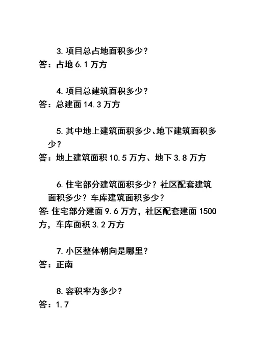 房地产答客问