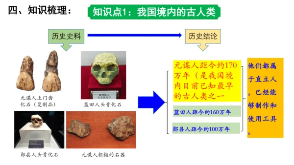 2024年秋季七年级上册历史期中复习课件