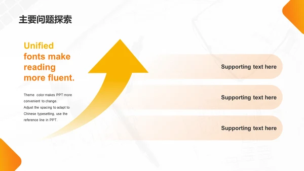 橙色商务现代毕业答辩PPT模板