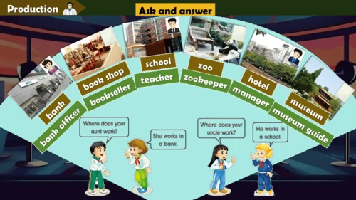 Unit4 Where do you work.lesson 21-22课件（共18张PPT，内嵌音