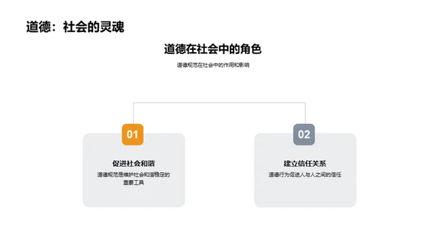 道德引领社会