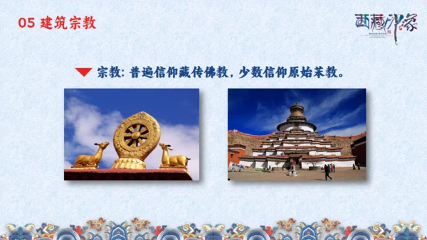 西藏印象通用PPT模板