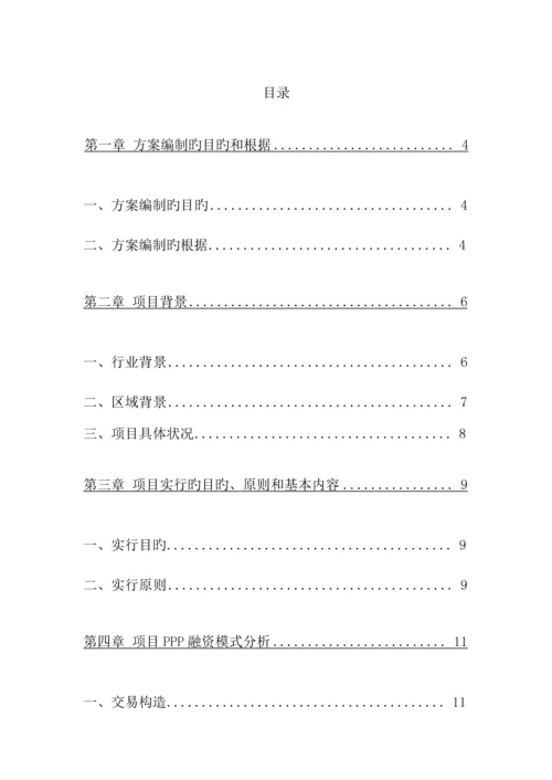 PPP实施专题方案.docx