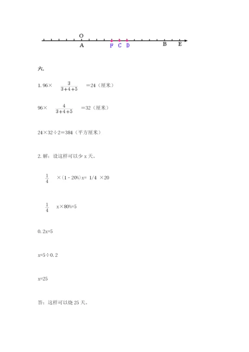 最新人教版小升初数学模拟试卷附参考答案【突破训练】.docx