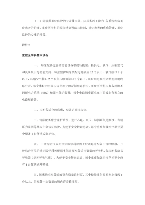 重症医学科建设与管理指南(试行).docx