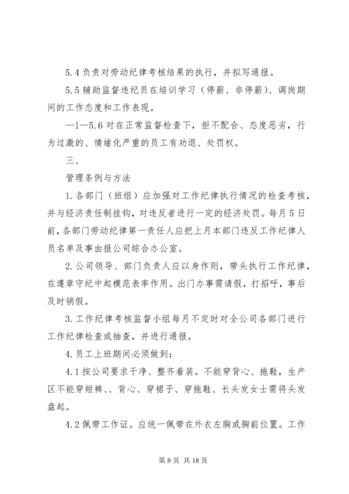 工作纪律管理制度2.docx