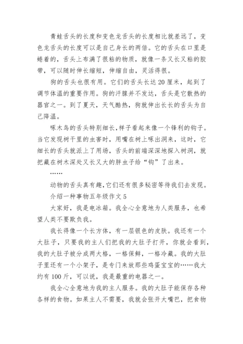 介绍一种事物五年级单元作文500字6篇.docx