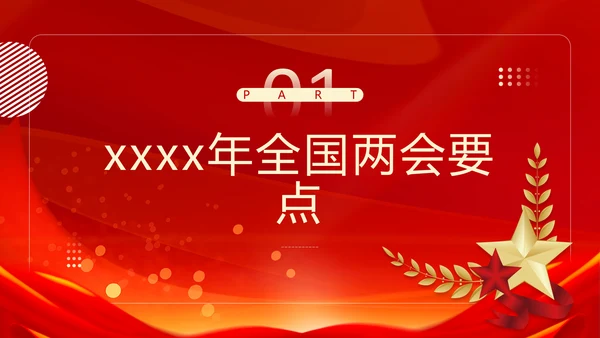 3月份群众生活会PPT模板