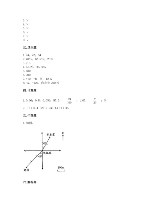 小升初六年级期末试卷【实用】.docx