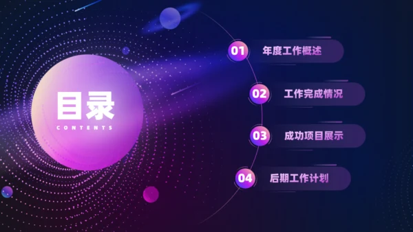 元宇宙科技风工作总结赛博朋克风通用PPT模板