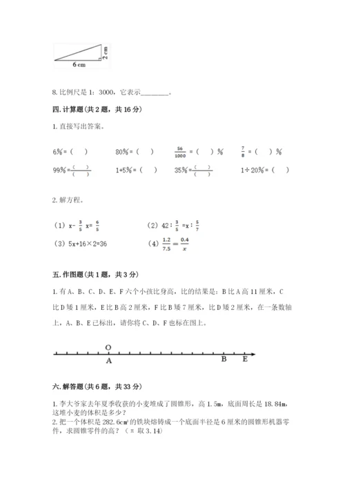 咸宁市小升初数学测试卷新版.docx