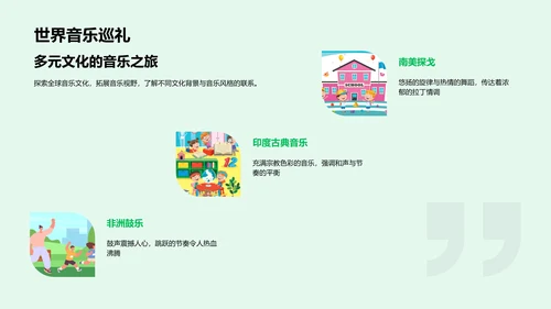 初中生音乐欣赏教学PPT模板