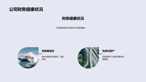 汽车业季度财报PPT模板