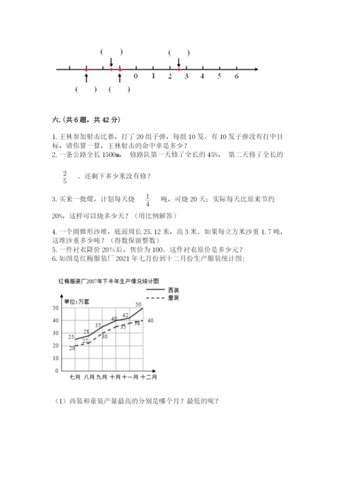 北师大版数学小升初模拟试卷带答案（能力提升）.docx