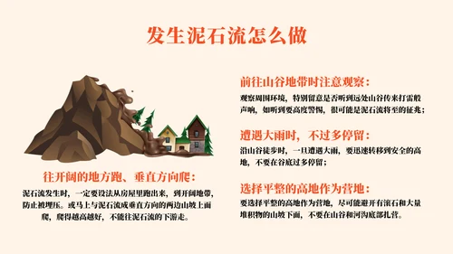 全国防灾减灾日安全教育常识教学PPT模板