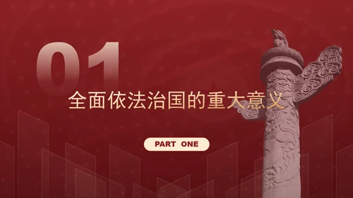 法治中国的坚实步伐全面依法治国党课解读ppt