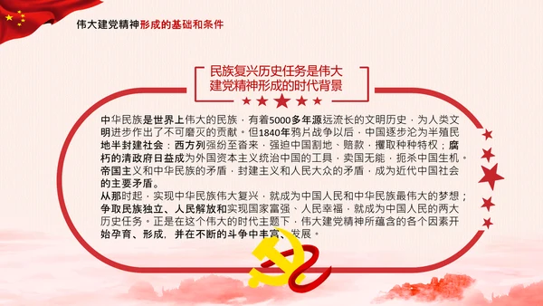 建党100周年伟大的建党精神七一讲话PPT