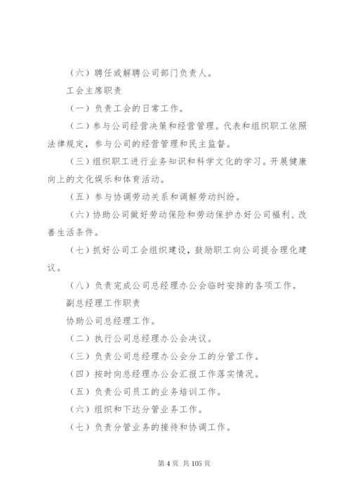 房产开发公司规章制度大全.docx