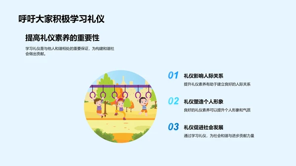 礼仪素养提升指南PPT模板