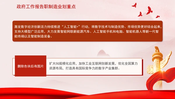 学习2025全国两会精神制造业热点ppt