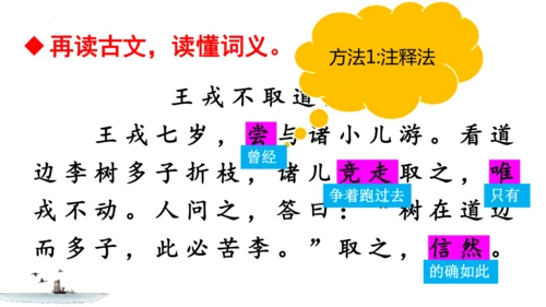 第25课《王戎不取道旁李》教学课件